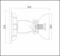 Настенный светильник (бра) R-Loft BD-260