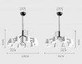 Потолочный подвесной светильник R-Loft DD-225