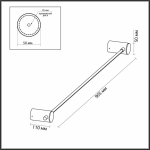 Настенные светильники (Бра) Настенный светильник (бра) R-Loft BD-266-43958